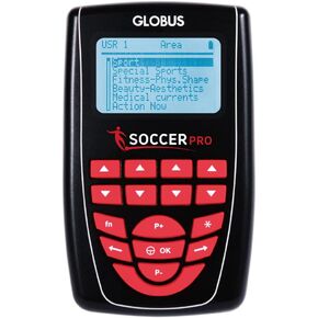Globus Soccer Pro Electrostimulador - 4 Channels - improve muscle performance and recovery.
