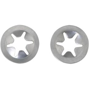 2pcs Replacement Furnace Inducer Motor Wheel Fan Clip Inducer Cooling Fan Clip Replacement Stainless Steel Shaft Elastic Retaining Ring Shaft Locating Meson Shaft Locking Retaining Ring