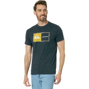 Quiksilver Core Lockup Short Sleeve Tee Charcoal Heather SM
