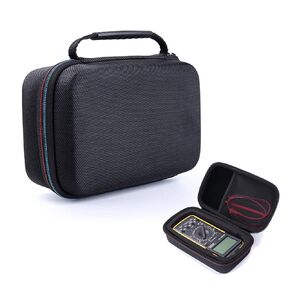 Carrying Fluke 117C Multimeter Case, Portable Hard Multimeter Case Protective Bag Fit for Fluke F117C F17B F115C Multimeter (red)