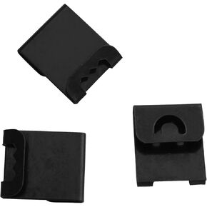 LQ Industrial 100PCS Picture Frame Hanging Clip S Hook Backboard Photo Wall Album Artwork Jagged Hangers Suitable for Hanging Picture Frames Hanging Clocks or Wall Decorations Black