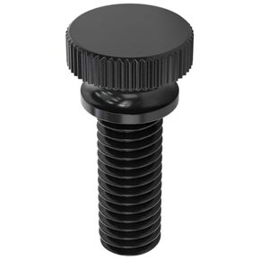 مسامير إبهام نايلون ، 3/8 "-16 موضوع (2 ، أسود ، 1")