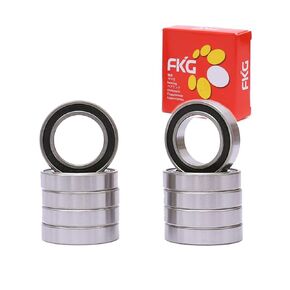FKG 6804-2RS 20x32x7mm Deep Groove Ball Bearing Double Rubber Seal Bearings Pre-Lubricated 10 Pcs