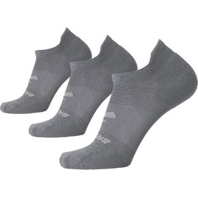 Brooks Run-In No Show Socks I Comfort Fit, Unisex, Performance Running Socks (3-Pack Set)
