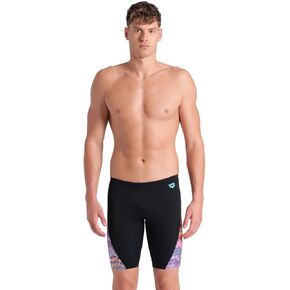 ARENA Men's Performance Ondulation Swim Jammer Knee-Length Training Swimsuit