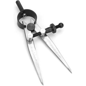 Acuurate Spring Divider Caliper 45 Steel Wing Divider Leathercraft with Spring Locking Device for Measure Dimensions(75mm)