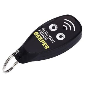 KIMISS Electric Fence Tester, Electric Fence Beeper Portable Voltage Tester, Farm Gardening Tool with Sound Alert and Red Light Indicator