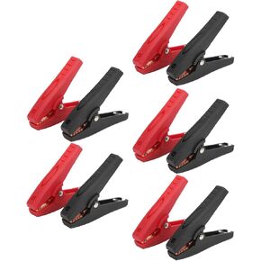 5 Set J.60058 30A Insulated Safety Clip Car Battery Charger Clamps Clamps Electrical Test Clamps Strong Clamping 1000V