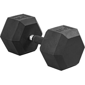 CAP Barbell Coated Dumbbell Weights with Padded Grip, Single, 65 Pounds