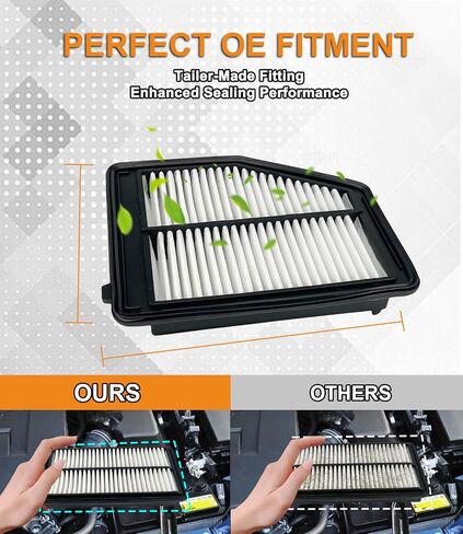 CA9997 Engine Air Filter, Replacement for Impreza 2008-2016 Legacy 2005-2019 Forester 2009-2018 Outback 2005-2019 Tribeca 2008-2014 WRX 2012-2021, Up to 12 Months/12,000 Miles Filter Protection in Kuwait