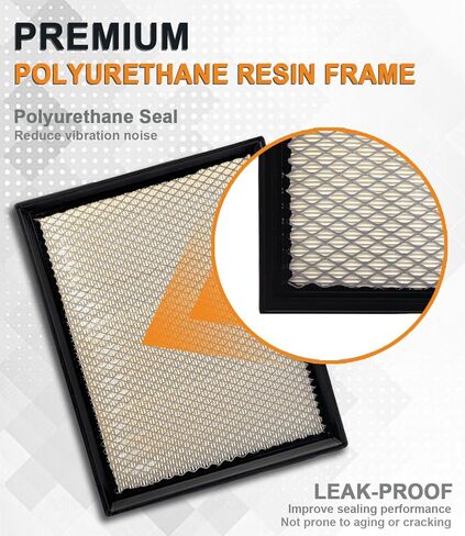 فلتر هواء المحرك CA9997، بديل لـ Impreza 2008-2016 Legacy 2005-2019 Forester 2009-2018 Outback 2005-2019 Tribeca 2008-2014 WRX 2012-2021، حماية فلتر تصل إلى 12 شهرًا/12,000 ميل in Kuwait