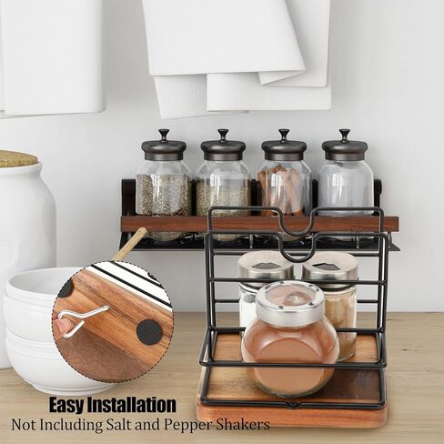 حامل منديل Wllhyf للطاولة ، ورقي معدني منديل الموزع متعدد الوظائف ، حامل الفلفل ، حامل منديل ، ورقة منديل ، مائدة طعام المطبخ in Kuwait