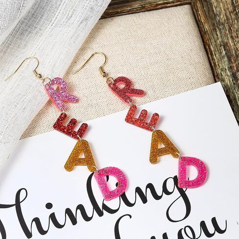 Personality Teacher Student Earrings Pencil Books Dangle Drop Earrings Wooden Read Earrings Teachers Appreciation Day Gifts Reading for Women Back to School Jewelry Graduation Gift in Kuwait