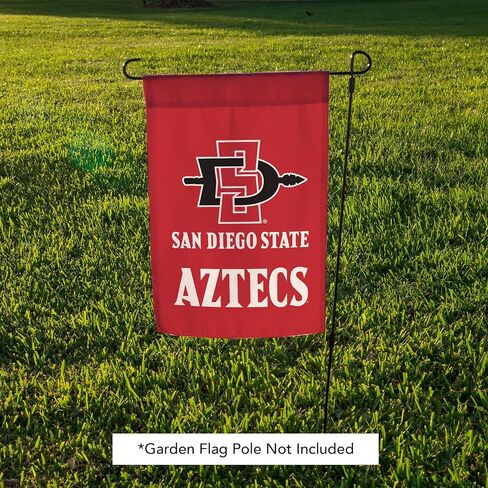 Desert Cactus San Diego State University SDSU Garden Flag - 19 × 12 بوصة San Diego State Aztecs ، للعرض في الهواء الطلق والأحداث (التصميم F) in Saudi Arabia