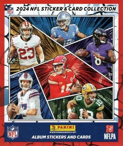 2024 مجموعة ملصقات Panini Football Box غير مفتوحة مع 50 عبوة تحتوي على 250 ملصقًا و 50 بطاقة مع الناشئين والنجوم in Saudi Arabia