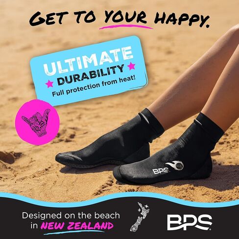 BPS New Zealand 'Feet First' Beach Volleyball Cootccer Sand Socks و Beach Booties with Ceyvlar Sweed for Men Women in Kuwait