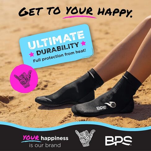 BPS New Zealand 'Feet First' Beach Volleyball Cootccer Sand Socks و Beach Booties with Ceyvlar Sweed for Men Women in Kuwait