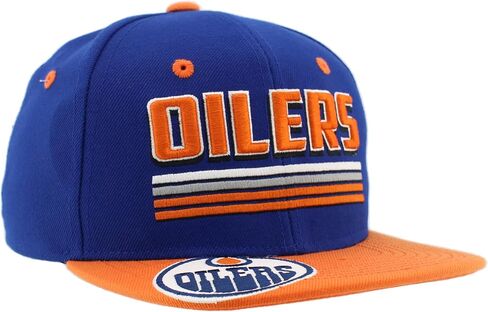 ZHATS Unisex Kid's NHL Officially Licensed Youth Adjustable Snapback Hat Flat Bill Z11 Pitch in Saudi Arabia
