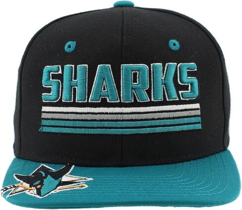 ZHATS Unisex Kid's NHL Officially Licensed Youth Adjustable Snapback Hat Flat Bill Z11 Pitch in Saudi Arabia