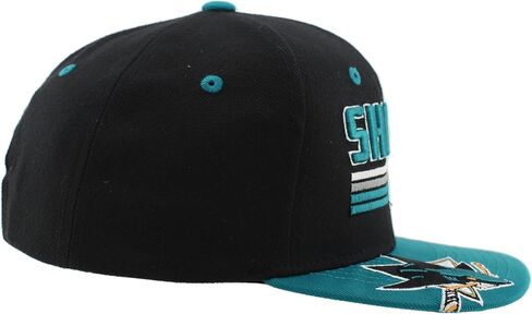 ZHATS Unisex Kid's NHL Officially Licensed Youth Adjustable Snapback Hat Flat Bill Z11 Pitch in Saudi Arabia