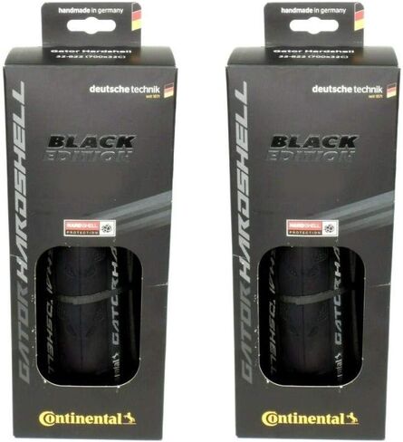 Continental Gatorskin Hardshell Black Edition Polding Tyre Pair 700x28 in Saudi Arabia