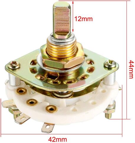 UXCELL 1P8T 1 POLE 8 THER 1DECK BAKE BAND RONDARY SWITCE in Saudi Arabia