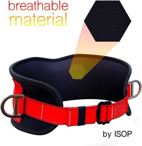 ISOP Safety Belt With Hip Pad, Safety Harness - Stranded Size - Portable Personal Protective Equipment in Saudi Arabia
