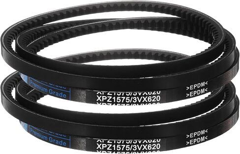 uxcell 2pcs 3VX620 Rubber V-Belt, Raw Edge Cogged Industrial V Belt 41.5" Length x 0.38" Width x 0.32" Thickness in Saudi Arabia