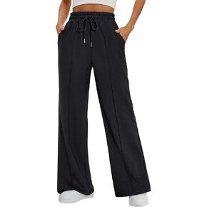 Athmile Womens Wide Legpants High Pherged Baggy Pants Fashion Teen Girl Draying Reshing Radistic Adhitic joggers