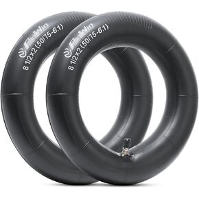 2 PCS 8.5 Inch Scooter Inner Tubes, 8 1/2 x 2 (50/75-6.1) TR4A 20L Straight Stem Valve Tire Tubes Compatible with 8 1/2x2 8.5x2.0 Xiaomi M365/Pro 2/1s Electric Scooter Tire Tubes(P-112)