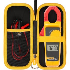 Aproca Portable Hard Storage Case, for Fluke 323/302+ / 324/325 Digital Clamp Meter and Accessories
