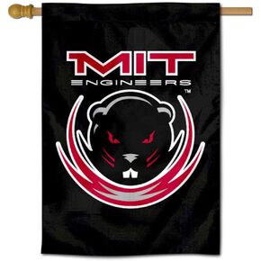 College Flags & Banners Co. MIT Engineers Double Sided and Two Sided House Flag