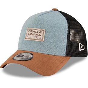 New Era Red Bull Austin 9Forty AFrame Trucker Adjustable Unisex Cap, Navy blue, Talla Única