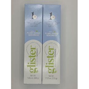 Glister Multi-Action Toothpaste, Pack of 2 (7.05 oz Each), with 2 Toothbrushes.