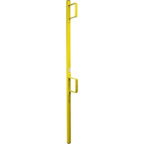 Guardian Fall Protection 15175 Residential Guardrail Post - 42 in, Steel Guardrail for Use with Parapet Clamp or Residential Guardrail System