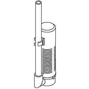 Fleck FleckSafety FloatValve 60002 Air Check Water Softener Brine Tank Float Assembly 3/8" X 34", 34"x3/8", grey