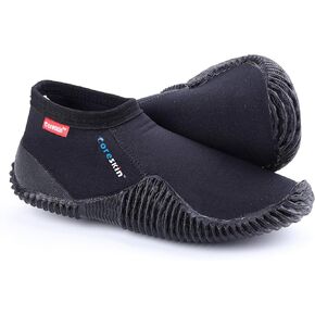 Neoprene Dive Boots 3mm with Anti-Slip Rubber Sole Versatile Water Sports Boots for Scuba Diving, Snorkeling