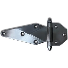 Flush Hinge 8 inch 304 Stainless Steel Heavy Duty for Walk in Cooler Door Hinge,Boat,RV,Railings Door