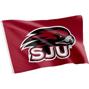 Desert Cactus Saint Joseph's University SJU Flag - 3 x 5 Feet Hawks Banner, Indoor/Outdoor Durable Fabric, 100% Polyester Design (Style 1)