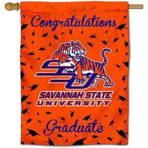 Savannah State Tigers College Graduation Gift Banner Flag