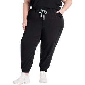 DOLAN Curve Hope 11-Pocket CORE Womens Scrub Jogger Pant, High Waisted, Elasticated Drawcord Waistband, Soft and Durable