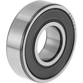 ACROPIX 6001VV Deep Groove Ball Bearings Lubricated Bearings Double Rubber Seal 12x28x8mm Black Silver Tone