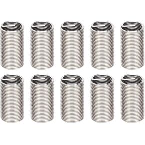 10Pcs Thread Inserts, M16x1.5 Male Female Reducing Nut Repair Tool Stainless Steel Wire Fastener(3D)