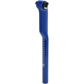 Motoforti Universal Bike Seat Posts Bike Saddle Post Seat Tube 27.2x350mm 5° Height Adjustable Carbon Fiber Blue 1 Pc