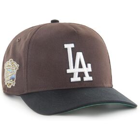 47 MLB Los Angeles Dark Chocolate SARRIE TT TT Hitch قابلة للتعديل القبعة القابلة للتعديل ، بني ، مقاس واحد in Kuwait