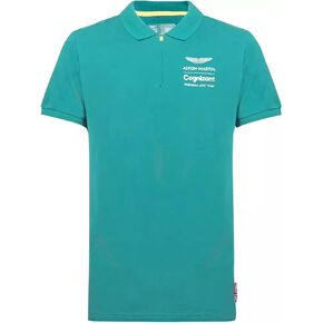 Aston Martin Cognizant F1 Lifestyle Polo Shirt Black