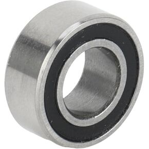 ACROPIX MR105-2RS Deep Groove Ball Bearings Lubricated Bearings Double Rubber Seal 5x10x4mm Black Silver Tone