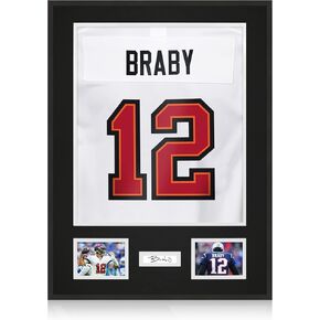 24x32 Aluminum Shadow Box Jersey Frame 1 Pack, Black Large Jersey Frame Display Case for Wall Display
