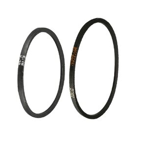 uxcell 2pcs K-18 K-20 V Belt Machine Transmission Rubber, Black Replacement Drive Belt
