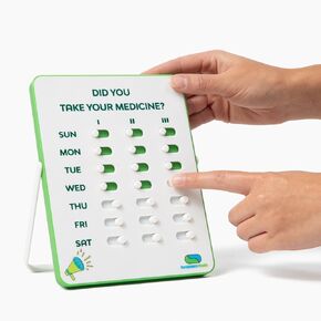 Medication Tracker & Pill Reminder | Visual Reminder Alarm | 7 Day, 3 Times a Day | Take and Slide | No More Second-guessing or Double-dosing | Perfect for The Elderly